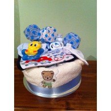 Hooded Towel Nappy Cake